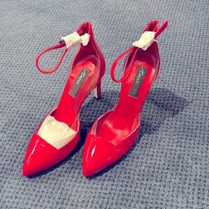 Brand new never worn ankle strap heels